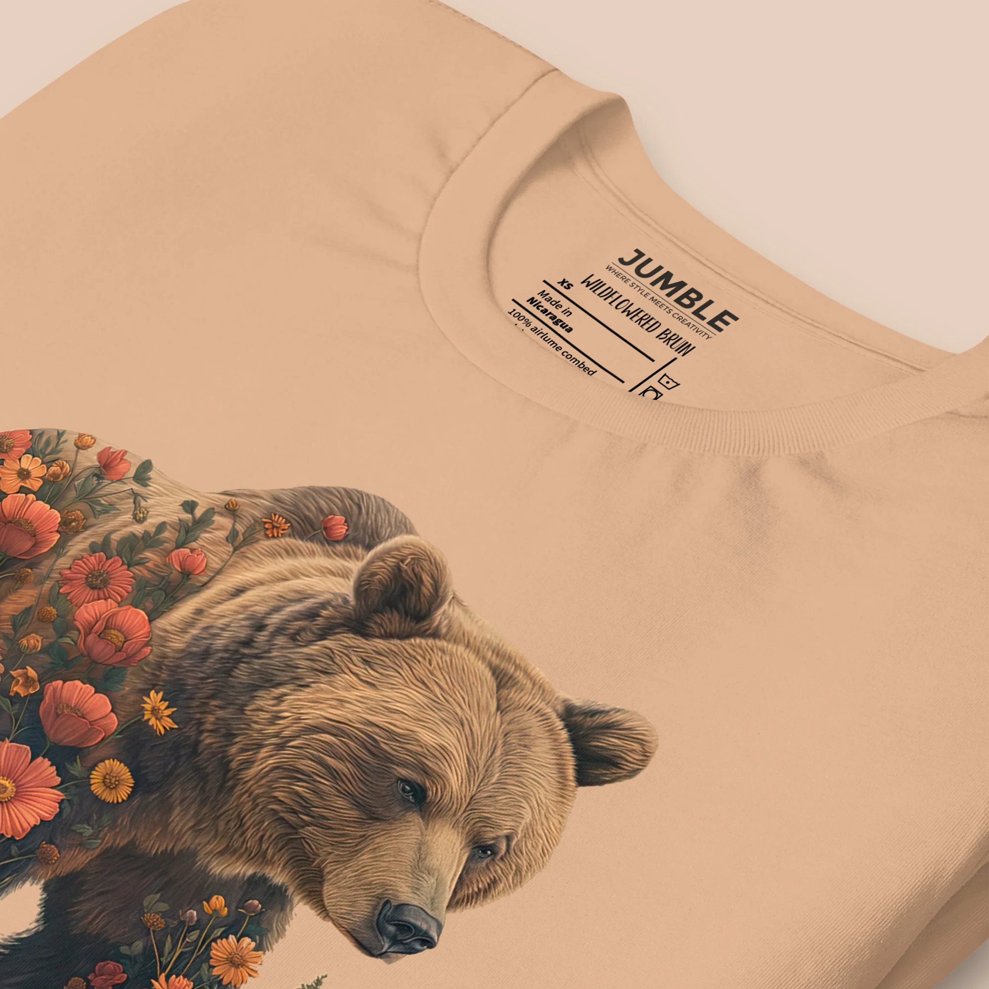 Wildflowered Bruin Modern Regular Fit T-Shirt | Bella+Canvas - Image 11