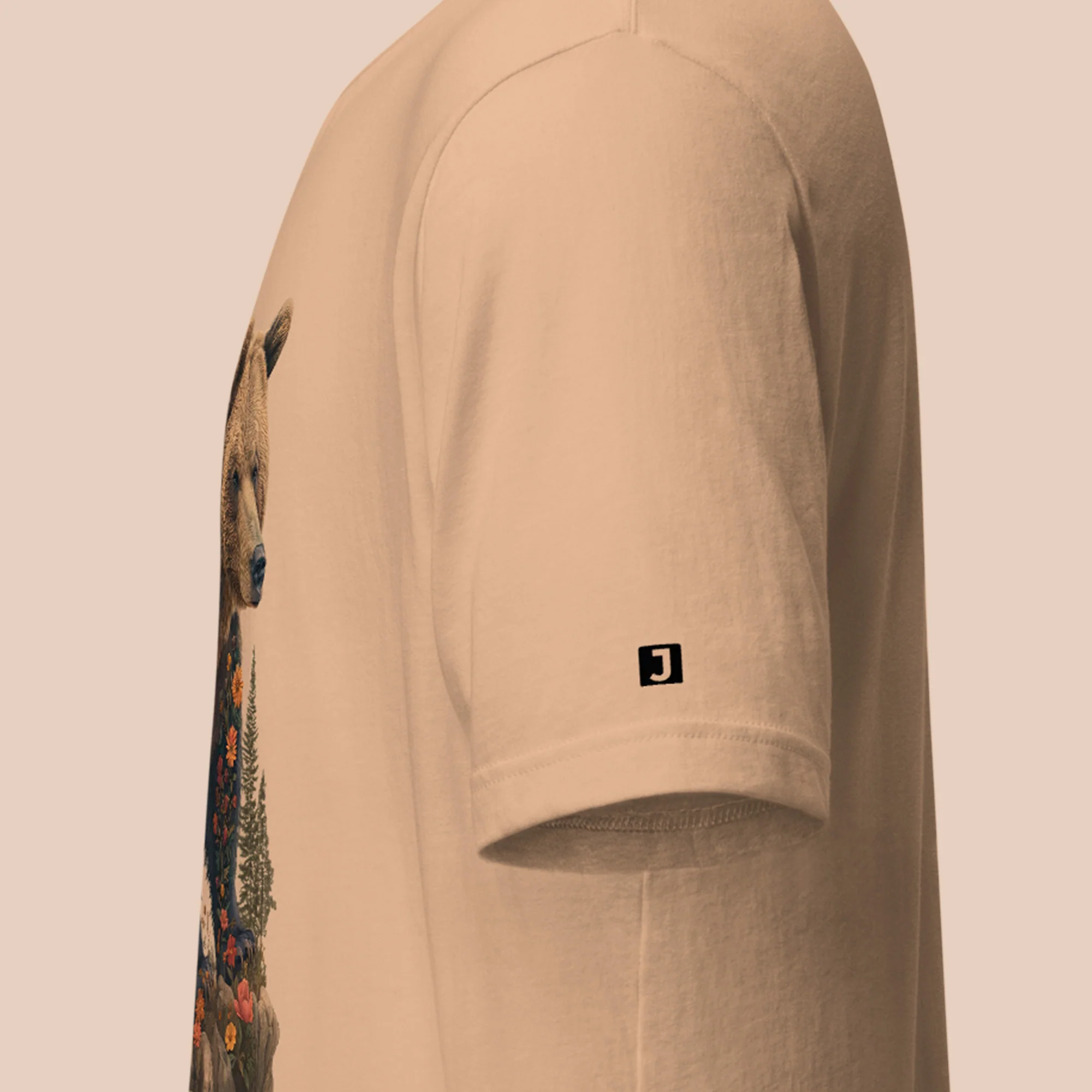 Wildflowered Bruin Modern Regular Fit T-Shirt | Bella+Canvas - Image 7