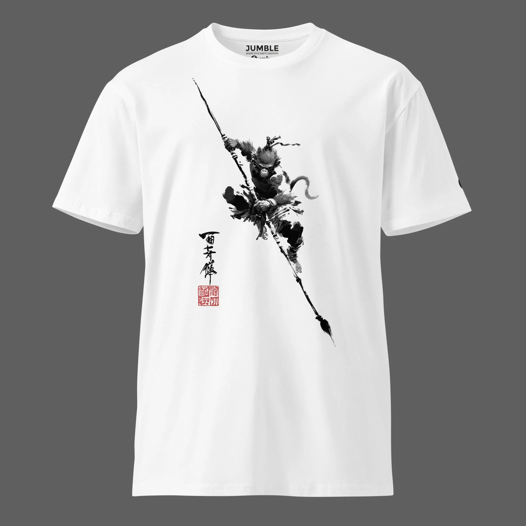 Wukong Ascends Premium Regular Fit T-Shirt | AS Colour - Image 2