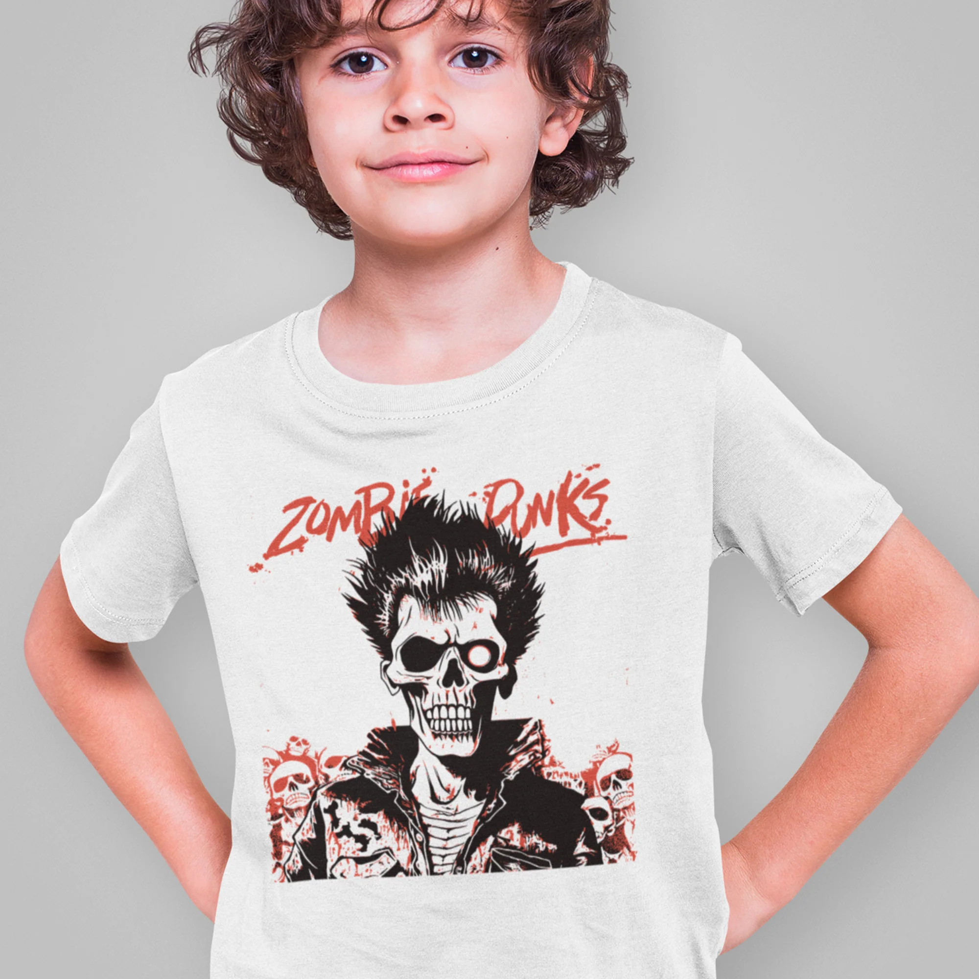 Zombie Punks Organic Cotton Kids T-Shirt